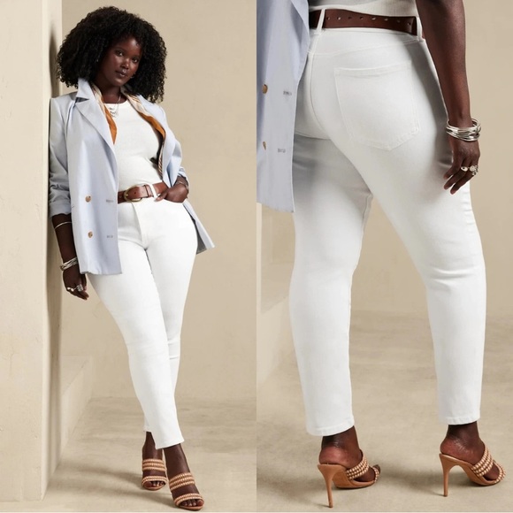 Banana Republic | Premium Denim | White | Size 27 - Picture 2 of 9